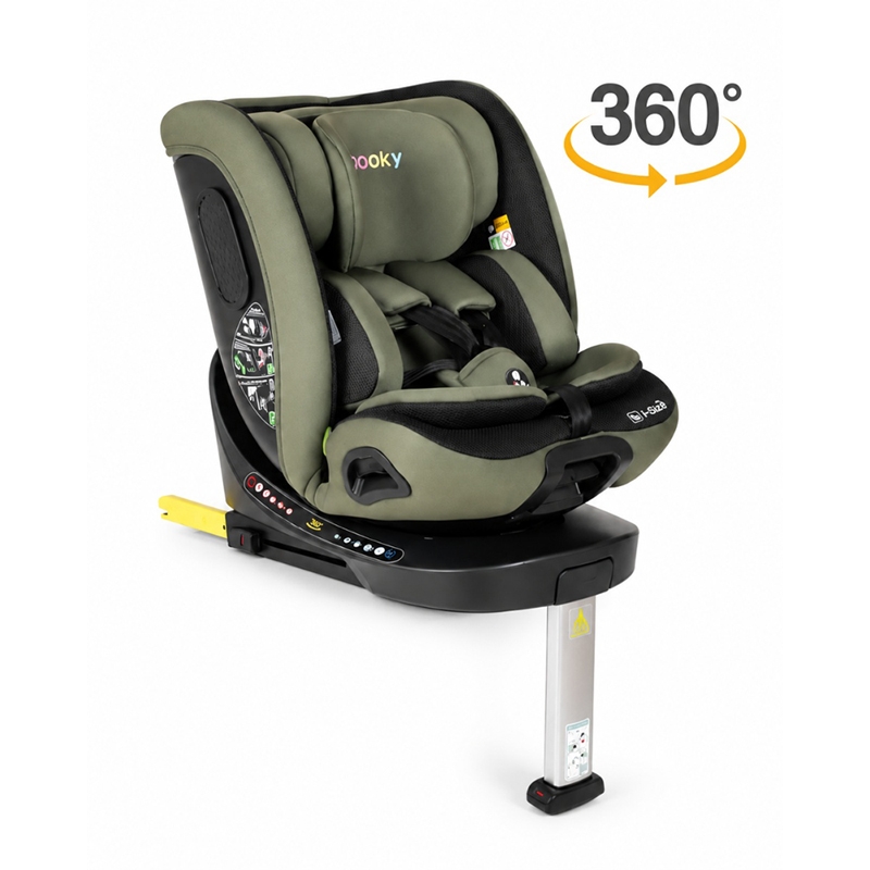 Booky Rome Isofix i-Size auto sedište 40-150cm Green - Meda Shop