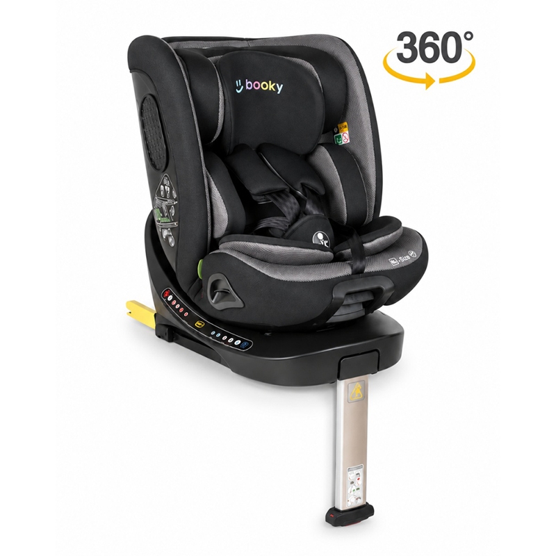 Booky Rome Isofix i-Size auto sedište 40-150cm Grey - Meda Shop