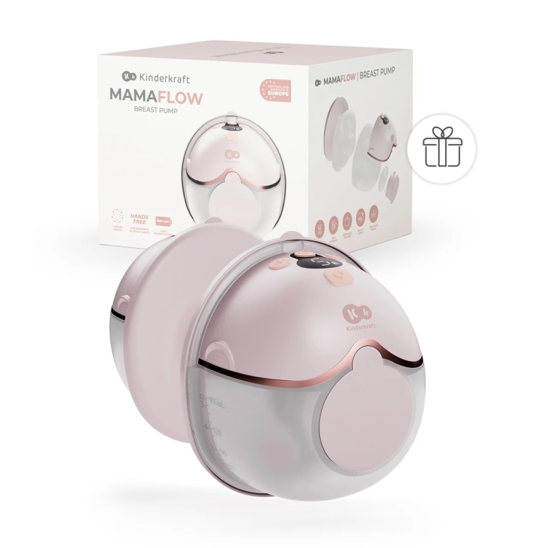 Kinderkraft Mamaflow električna pumpica za grudi Pink - Meda Shop