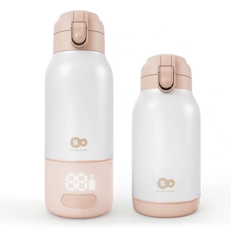 Kinderkraft Gaja 2u1 termos/grejač za mleko Beige - Meda Shop