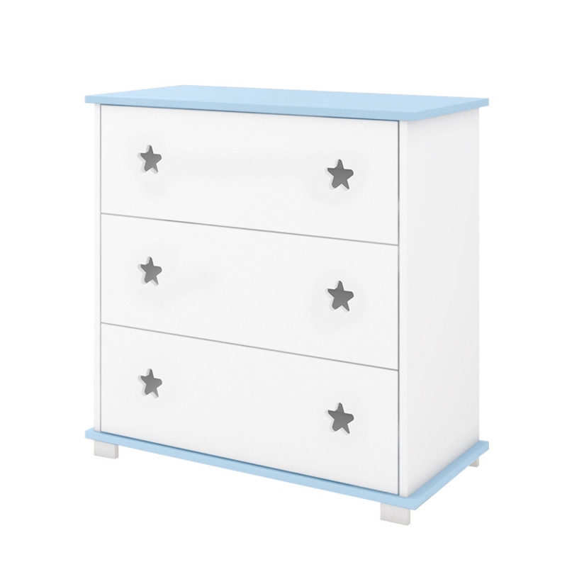 Pinewood Zvezda komoda za bebe Blue - Meda Shop