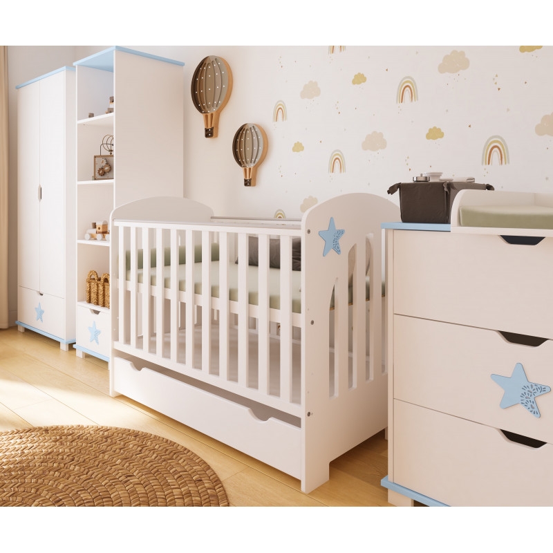 Pinewood Star krevetac za bebe Blue - Meda Shop
